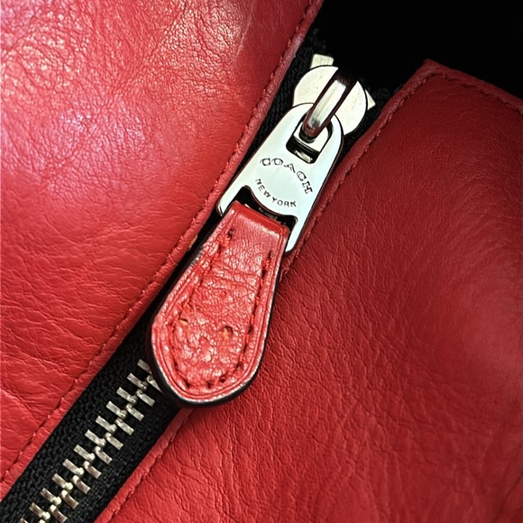 COACH MERCER TOTE GLOVETANNED LEATHER BAG TRAVEL GROCERY LAPTOP GUC W/HANGTAG - Picture 6 of 17